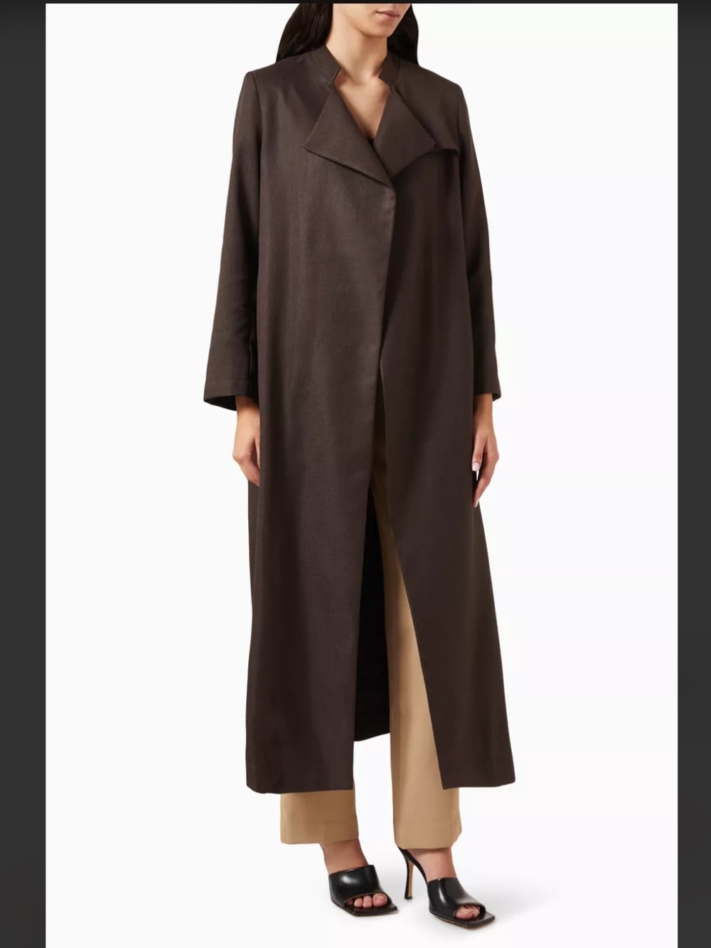 Bouguessa Rana Trench Coat in Twill